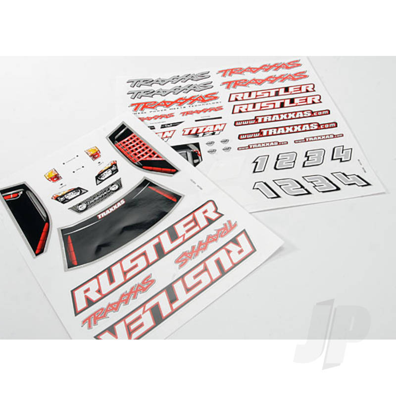 Decal sheets Rustler