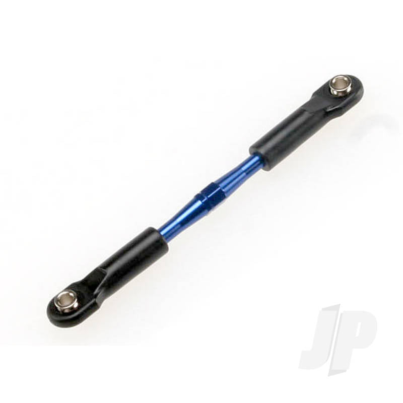 Turnbuckle aluminium (blue-anodized) camber link rear 49mm (1pc) (assembled with rod ends & hollow balls) (See part 3741A for complete camber link set)