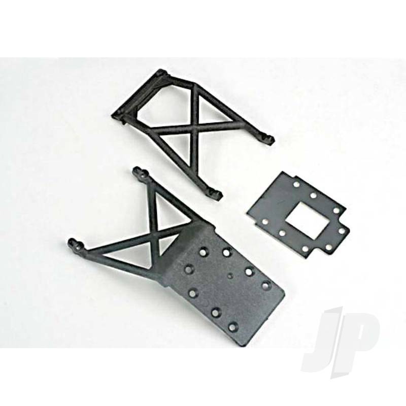 Skid plates (front& rear) / fiberglass transmission spacer plate