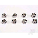 Nuts 5mm nylon locking (8pcs)