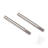 Shock shafts steel chrome finish (32mm) (2pcs)