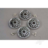 Wheel covers BBS type (chrome) (4pcs) / attachment screws (12pcs)