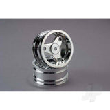 Wheels chrome three-spoke (2pcs)