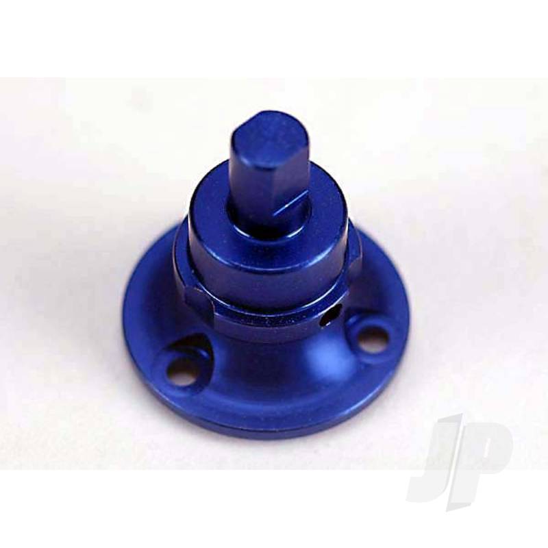 Blue-anodized aluminium Differential output shaft (non-adjustment side)