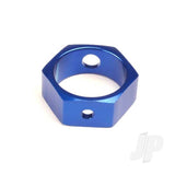 Brake adapter hex aluminium (blue) (use with HD shafts)