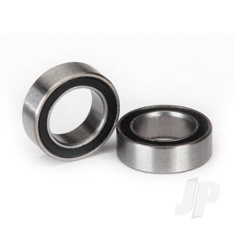 Ball bearings black rubber sealed (5x8x2.5mm) (2pcs)