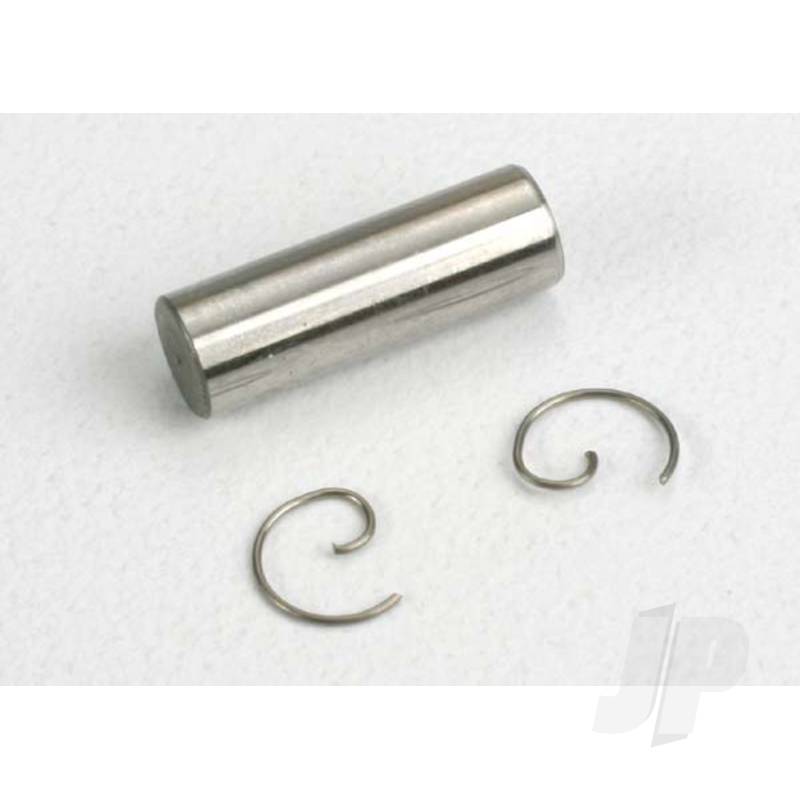 Wrist pin / wrist pin clips (2pcs) (TRX 2.5 2.5R)