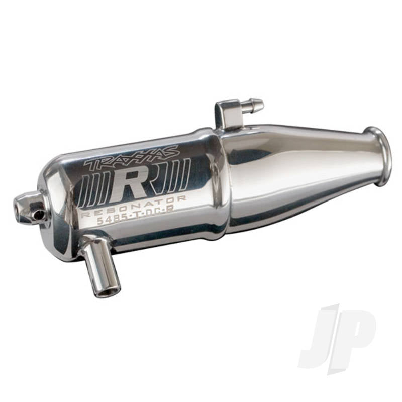 Tuned pipe Resonator R.O.A.R. legal (dual-chamber enhances mid to high-rpm power) (for Jato N. Rustler N. 4-Tec with TRX Racing Engines)