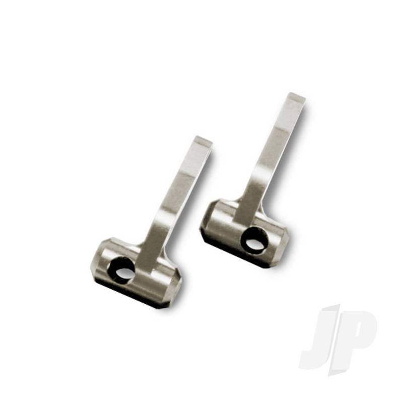 Steering blocks titanium-anodized 6061-T6 aluminium (left & right) (For use with 25 and 30-degree caster blocks)