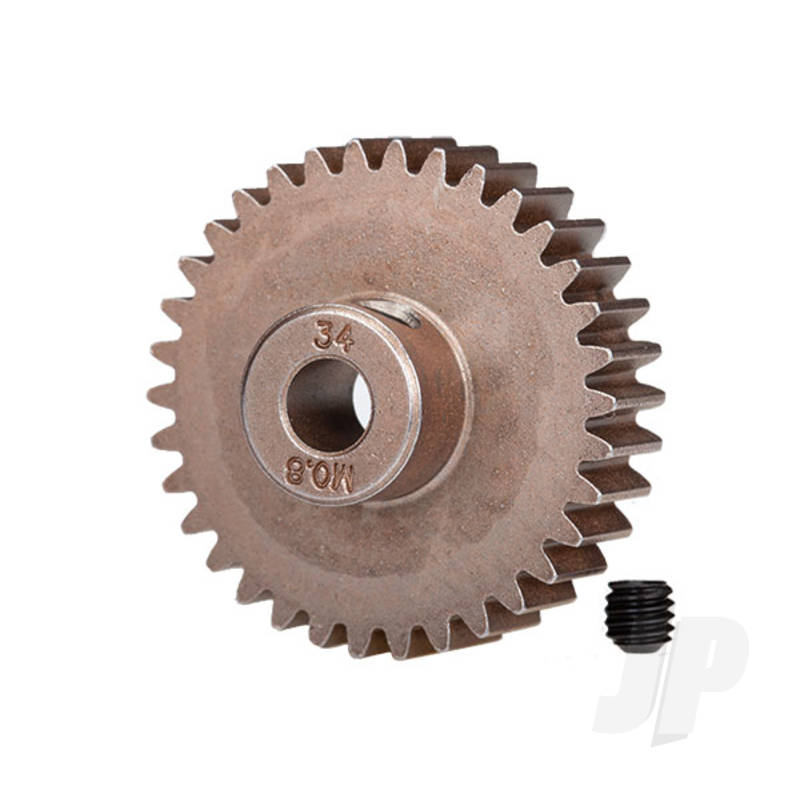 Traxxas 34-T Pinion Gear (0.8 metric pitch) Set (fits 5mm shaft)