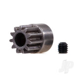 Gear 11-T Pinion (0.8 Metric Pitch Compatible with 32-Pitch) (Fits 5mm Shaft) / Set Screw