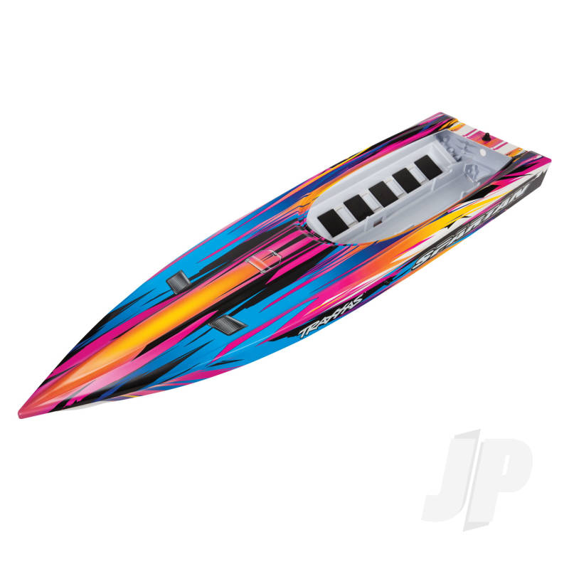 Traxas Hull Spartan pink graphics (fully assembled)