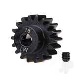 18-T Pinion Gear (1.0 metric pitch) Set (fits 5mm shaft)