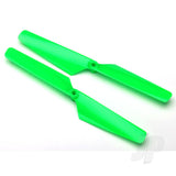 Rotor blade set green (2pcs) / 1.6x5mm BCS (2pcs)