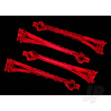 LED lens red (4pcs)