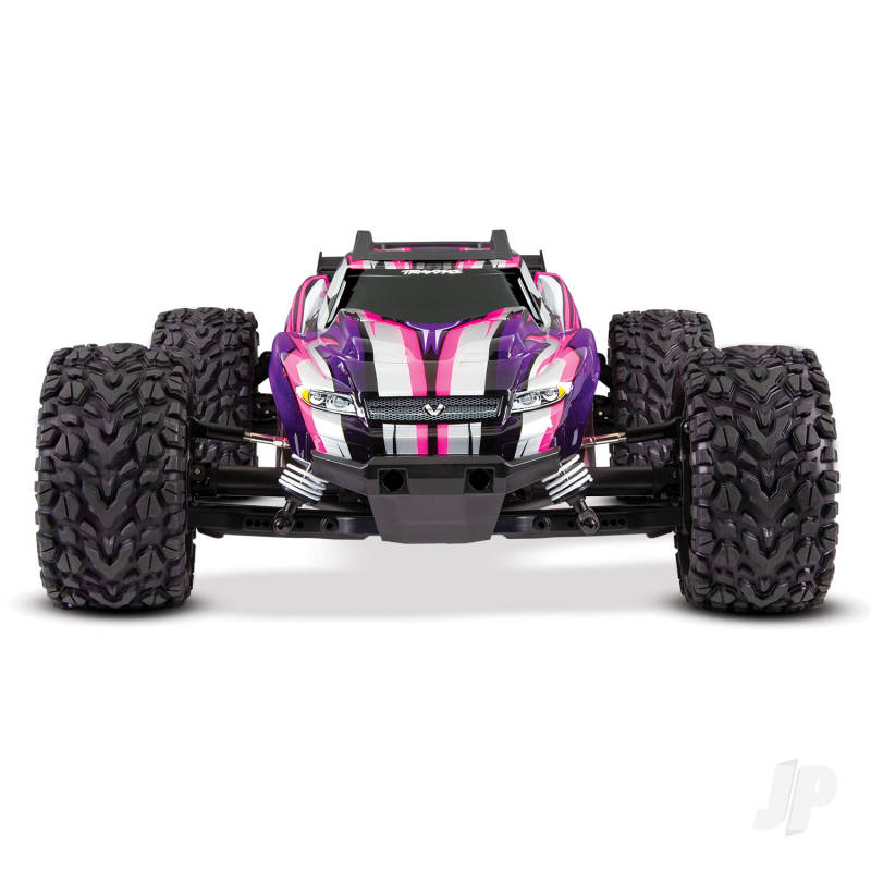 Pink Rustler 4X4 VXL 1:10 Stadium Truck RTR (+ TQi VXL-3s TSM)