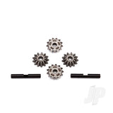 Gear set center Differential (output gears (2pcs) / spider gears (4pcs) / spider gear shaft (2pcs))