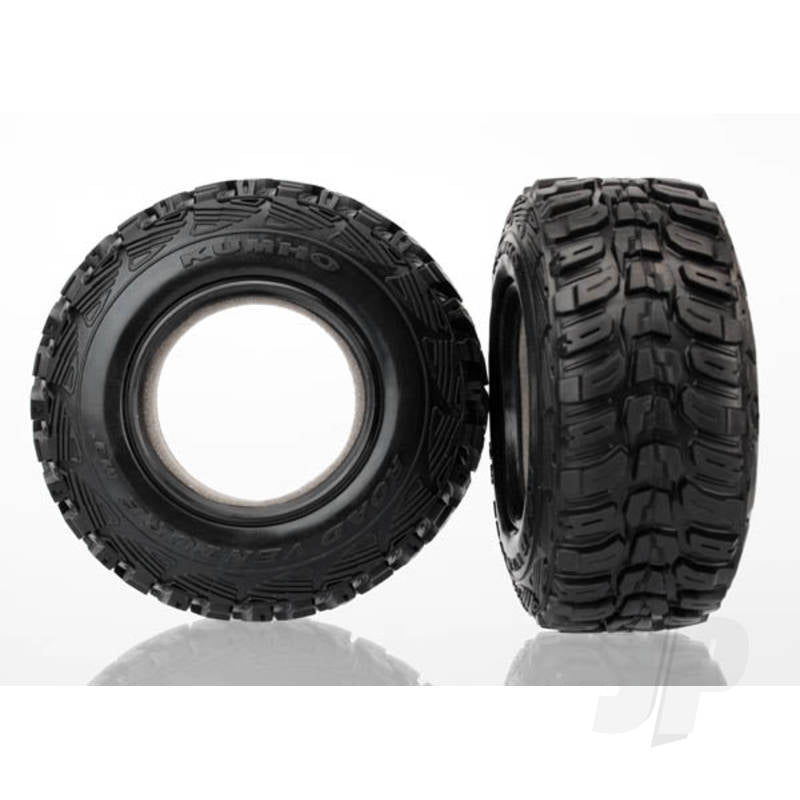 Tyres Kumho ultra-soft (S1 off-road racing compound) (dual profile 4.3x1.7- 2.2 / 3.0in) (2pcs) / foam inserts (2pcs)