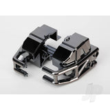 Bumper front (black chrome) (left & right)