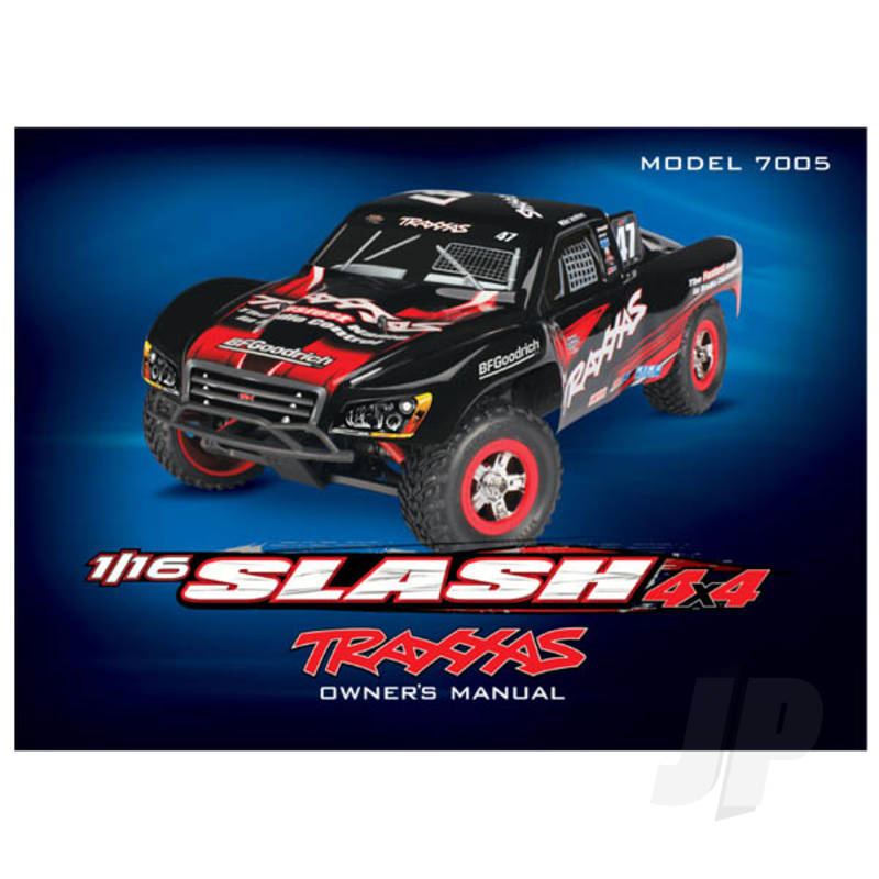 Owners manual 1:16 Slash 4WD (model 7005)