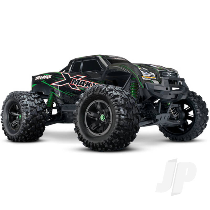 Black X-Maxx Brushless Electric Monster Truck (+ TQi VXL-8s TSM)