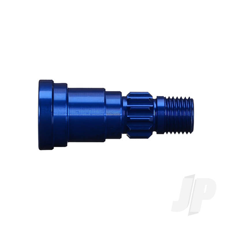 Stub axle aluminium (blue-anodized) (1pc) (use only with #7750X driveshaft)