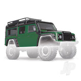 Body Land Rover Defender green (complete with ExoCage inner fenders fuel canisters and jack)