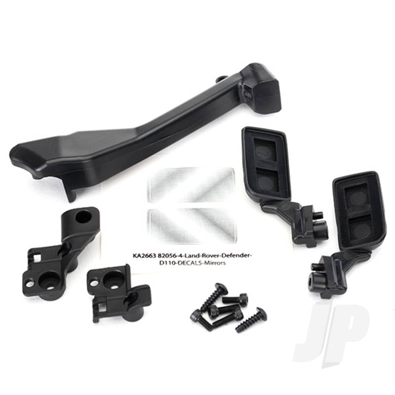 Traxxas Mirrors side (left & right) / snorkel / mounting hardware (fits #8011 body)