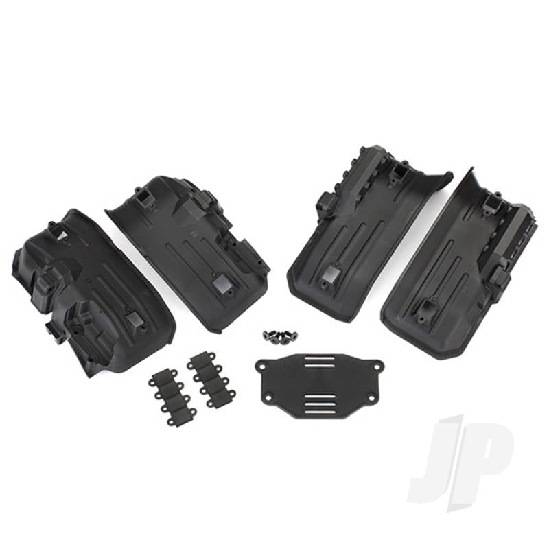 Fenders inner front & rear (2 each) / rock light covers (8pcs) / battery plate / 3x8 flat-head screws (4pcs)