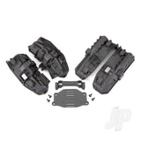 Fenders inner (narrow) front & rear (for clipless body mounting) (2 each)/ rock light covers (8)/ battery plate/ body mount/ 3x8 flat-head screws (4)/ 2.5x6 CS (10)