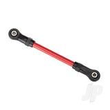 Suspension link front upper 5x68mm (1pc) (red powder coated steel) (assembled with hollow balls) (for use with #8140R TRX-4 Long Arm Lift Kit)