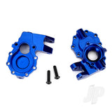 Portal housings inner (front) 6061-T6 aluminium (blue-anodized) (2pcs) / 3x12 BCS (2pcs)