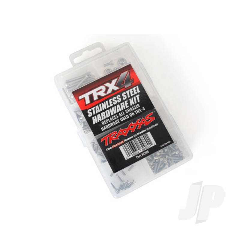 Hardware kit stainless steel TRX-4 (contains all stainless steel hardware used on TRX-4)