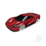 Body Ford GT red (painted decals applied) (tail lights exhaust tips & mounting hardware (part #8314) sold separately)