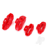 Brake calipers (red) front (2pcs) / rear (2pcs)