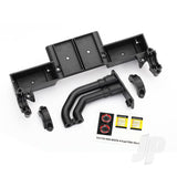 Chassis tray / driveshaft clamps / fuel filler (black)