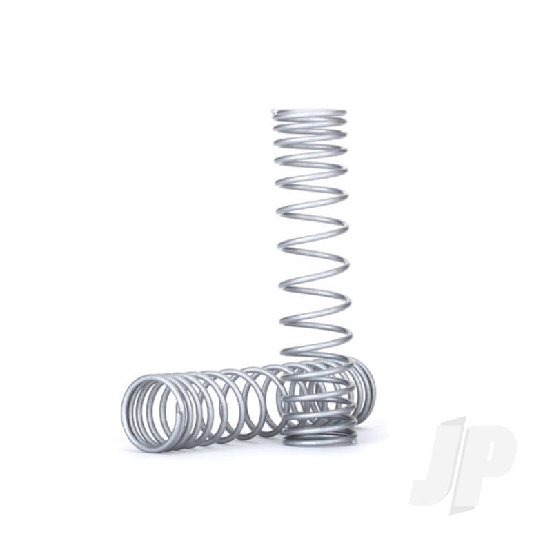 Spring shock rear (silver) (GTR) (progressive 1.042 rate) (2pcs)