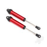 Shocks GTR 134mm aluminium (red-anodized) (fully assembled with out springs) (front no threads) (2pcs)