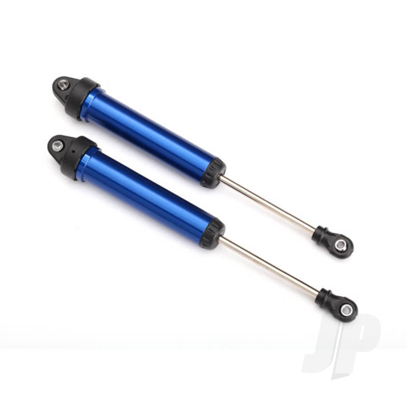 Shocks GTR 160mm aluminium (blue-anodized) (fully assembled with out springs) (rear no threads) (2pcs)