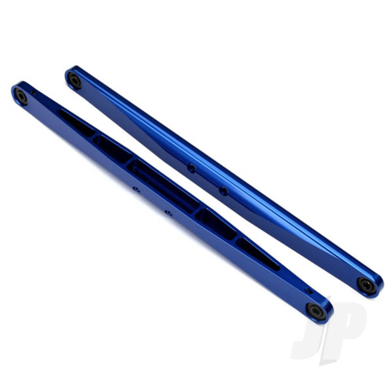 Trailing arm aluminium (blue-anodized) (2pcs) (assembled with hollow balls)