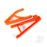 Suspension arms orange rear (right) heavy duty adjustable wheelbase (upper (1pc) / lower (1pc))