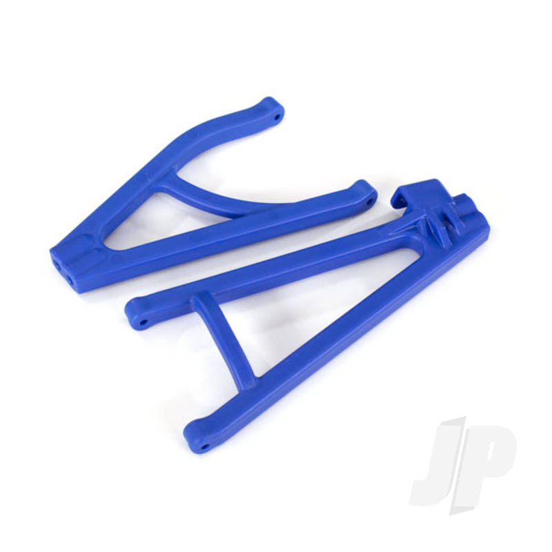 Suspension arms blue rear (right) heavy duty adjustable wheelbase (upper (1pc) / lower (1pc))