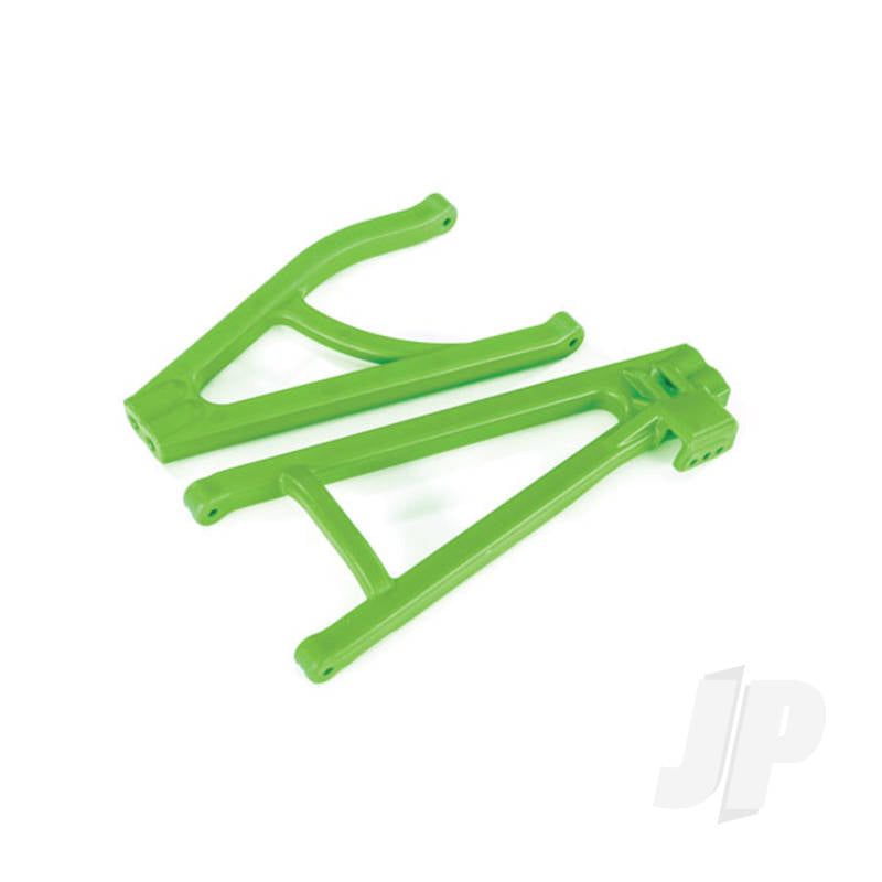 Suspension arms green rear (left) heavy duty adjustable wheelbase (upper (1pc) / lower (1pc))