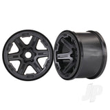 Wheels 3.8in (black) (2pcs) (17mm splined)