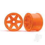 Wheels 3.8in (orange) (2pcs) (17mm splined)