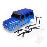 Body Mercedes-Benz G 500 4x4 complete (blue) (includes rear body post grille side mirrors door handles & windshield wipers)