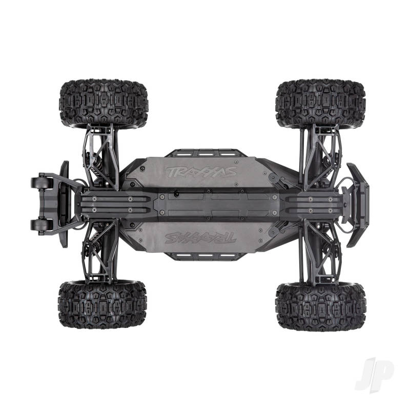 Traxxas Orange WideMaxx Maxx 1:10 4X4 Brushless RTR Monster Truck (+ TQi TSM VXL-4S Velineon 540XL)