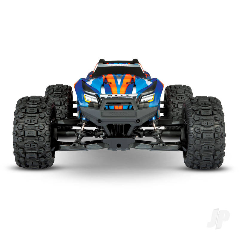 Traxxas Orange WideMaxx Maxx 1:10 4X4 Brushless RTR Monster Truck (+ TQi TSM VXL-4S Velineon 540XL)