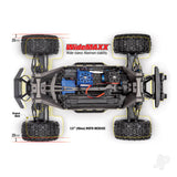 Traxxas Orange WideMaxx Maxx 1:10 4X4 Brushless RTR Monster Truck (+ TQi TSM VXL-4S Velineon 540XL)