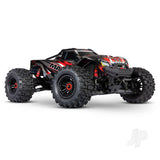 Traxxas Red WideMaxx Maxx 1:10 4X4 Brushless RTR Monster Truck (+ TQi/TSM/ VXL-4S/ Velineon 540XL)